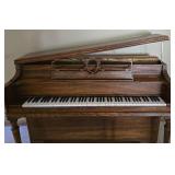 Beautiful Story & Clark Upright Piano & Bench