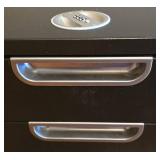 Pair of Compact Rolling File Cabinets