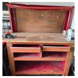 Metal Work Bench, Grinder & Clamp Set