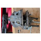 Metal Work Bench, Grinder & Clamp Set