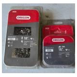 Pair of New Oregon Chainsaw Replacement Chains
