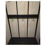 Versatile Metal Entryway Bench/Coat Rack