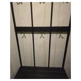 Versatile Metal Entryway Bench/Coat Rack