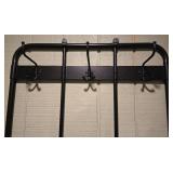 Versatile Metal Entryway Bench/Coat Rack
