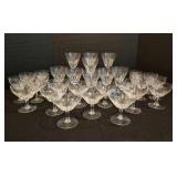 Sparkling Vintage Crystal Stemware