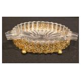 Vintage Glassware Options with Metallic Accents