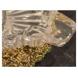 Vintage Glassware Options with Metallic Accents