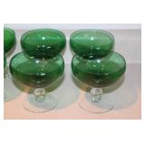 Anchor Hocking Forest Green Stemware