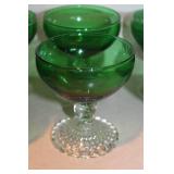 Anchor Hocking Forest Green Stemware