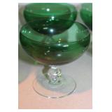 Anchor Hocking Forest Green Stemware