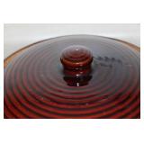 Brown Stoneware Baked Beans Pots