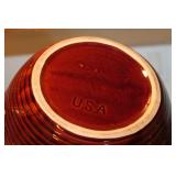 Brown Stoneware Baked Beans Pots