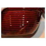 Brown Stoneware Baked Beans Pots