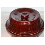 Brown Stoneware Baked Beans Pots