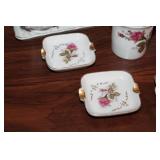 Royal Sealy Moss Rose China Set