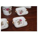 Royal Sealy Moss Rose China Set