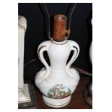 French Provincial China Table Lamps