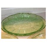 Green Depression Glassware