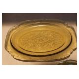 Amber Depression Glassware