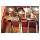 Silver Plate Flatware & Chest