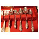1847 Rogers Bros. First Love Silver Plate Flatware