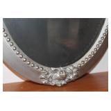 Antique Portrait & Convex Glass Frame