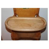 Mid Century Wooden Highchair