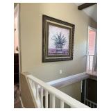 Interior Home DeCor...LARGE Framed Wall Art Aloe Plant in Vase...