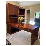 Furniture Office Den Six-Piece Bookcase Desk File Cabinet Set