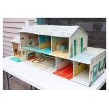 Vintage 1960’s Marx Marxie Mansion Tin Litho Dollhouse…