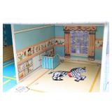 Vintage 1960’s Marx Marxie Mansion Tin Litho Dollhouse…