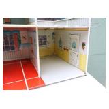 Vintage 1960’s Marx Marxie Mansion Tin Litho Dollhouse…