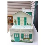 Vintage 1960’s Marx Marxie Mansion Tin Litho Dollhouse…