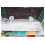 Vintage 1960’s Marx Marxie Mansion Tin Litho Dollhouse…