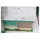 Vintage 1960’s Marx Marxie Mansion Tin Litho Dollhouse…