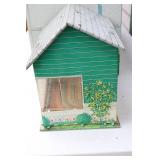 Vintage 1960’s Marx Marxie Mansion Tin Litho Dollhouse…