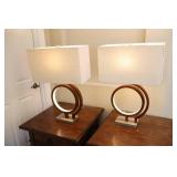 Lamps & Lighting…MCM Contemporary-Style 30-Inch Table Lamps w/LED Nightlight…