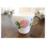 Antique Franciscan Dinnerware Earthenware Desert Rose Accessory Pieces…