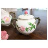 Antique Franciscan Dinnerware Earthenware Desert Rose Accessory Pieces…