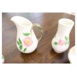 Antique Franciscan Dinnerware Earthenware Desert Rose Accessory Pieces…