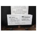 Kitchen Dining ‘A America Furniture’ Counter-Height Table and Chair Set w/Drop-Down Extended Table Leaf…