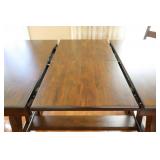 Kitchen Dining ‘A America Furniture’ Counter-Height Table and Chair Set w/Drop-Down Extended Table Leaf…