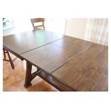 Kitchen Dining ‘A America Furniture’ Counter-Height Table and Chair Set w/Drop-Down Extended Table Leaf…