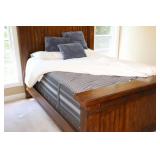 Comfy White Bedding w/ Pillows and Mattress if Desired...BeautyRest Black Mariela Luxury 12” Foam Mattress w/Bedding…