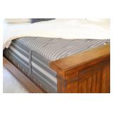 Comfy White Bedding w/ Pillows and Mattress if Desired...BeautyRest Black Mariela Luxury 12” Foam Mattress w/Bedding…