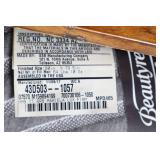 Comfy White Bedding w/ Pillows and Mattress if Desired...BeautyRest Black Mariela Luxury 12” Foam Mattress w/Bedding…