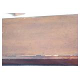 A.R.T. Furniture Solid Wood Bed w/Box Spring Hammered Metal Headboard Side-Scroll