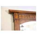 A.R.T. Furniture LARGE Solid Wood Tallboy Chest Two-Piece Dresser/Mirror w/Dovetail Drawers…