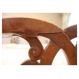 Vintage Unique Scroll-Style Headboard and Footboard Bed/Frame/Mattress/Box Spring…