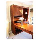 Furniture Office Den Six-Piece Bookcase Desk File Cabinet Set